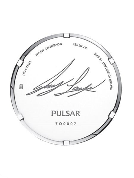 Joey Logano Special Edition Pulsar Solar Powered Chronograph Watch with 24-Hour Sub-Dial #PZ5053