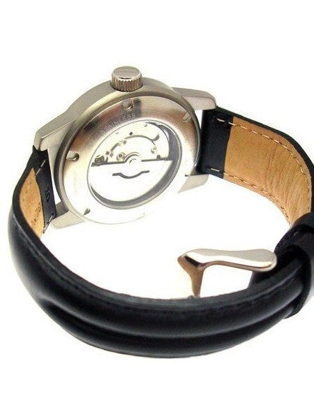 Scratch and Dent - Aeromatic 1912 Automatic Aviator Watch with Black Strap #A1027 Black