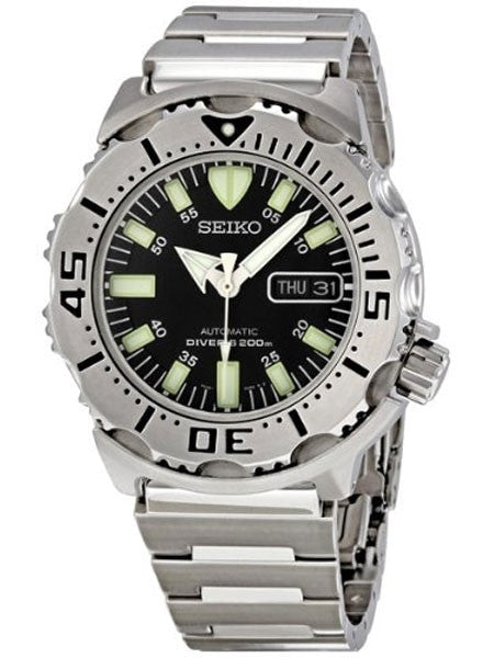 Seiko Black Monster Automatic Dive Watch, Stainless Steel Bracelet #SKX779K1