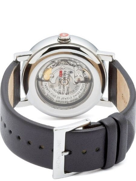 Mondaine Retro Swiss Automatic Watch with 42mm Case, Sapphire Crystal #A135-30345-11SBB
