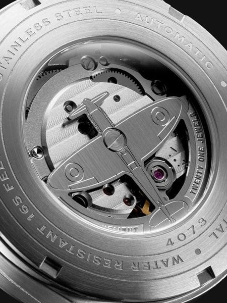 AVI-8 Spitfire Type 300 Edition, 21-Jewel Automatic Pilot Watch, AR Sapphire Crystal #AV-4073-22