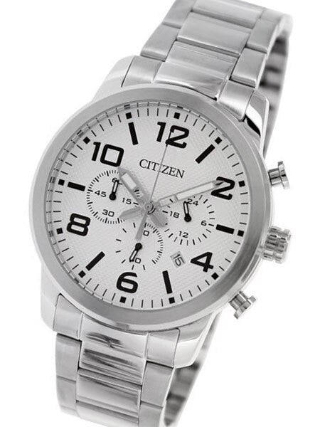 Citizen Quartz Chronograph Watch with Stopwatch, 24-Hour Sub-Dial #AN8050-51A