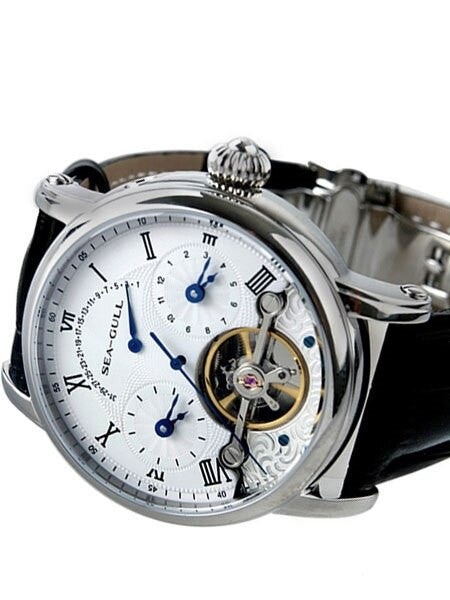 Sea-Gull 41mm Automatic Watch with Dual-Time Displays #819.380