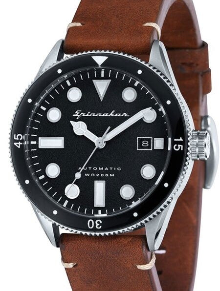 Spinnaker Cahill Automatic Sports Watch with 43mm Case and Black Dial #SP-5033-01