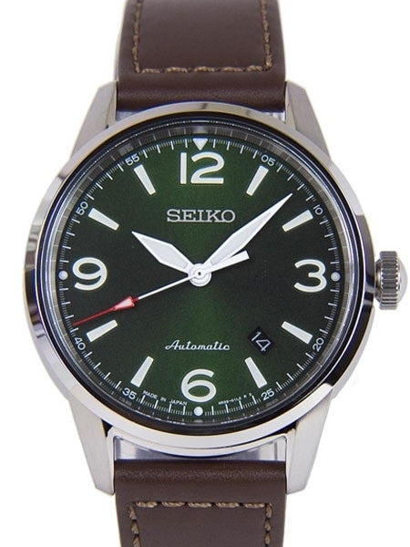 Seiko Presage Automatic Watch with 42mm Case and Green Dial #SRPB05J1