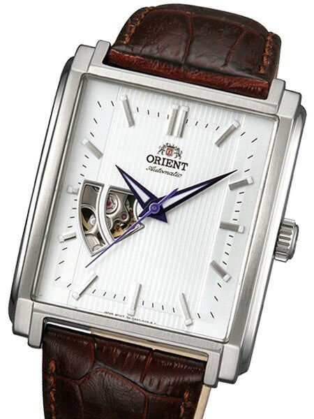 Orient Producer Automatic Dress Watch with Open-Heart, Pinstriped Dial #DBAD005W