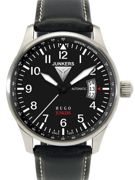 Junkers 150 Years Hugo Junkers Anniversary Automatic Watch with Open Date #6664-2