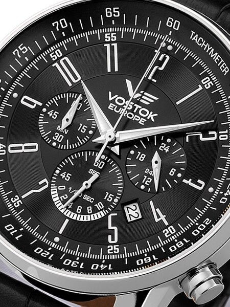 Vostok-Europe Gaz-Limo Quartz Chronograph with 24-Hour Sub-Dial 5611131