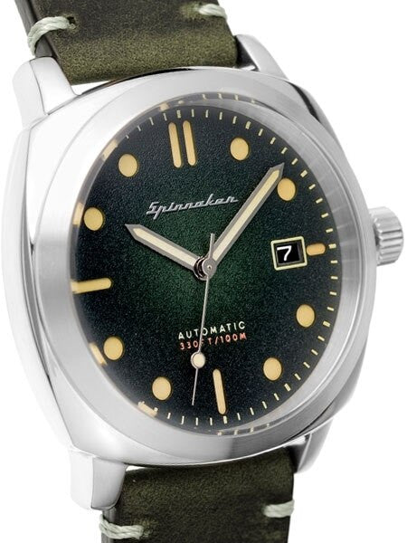 Spinnaker Hull Automatic Sports Watch with 42mm Case and Dark Green Dial #SP-5059-03