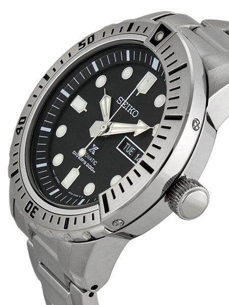 Seiko Prospex Black Dial Mohawk with Seiko 4R36, 24-Jewel Automatic Movement #SRP585