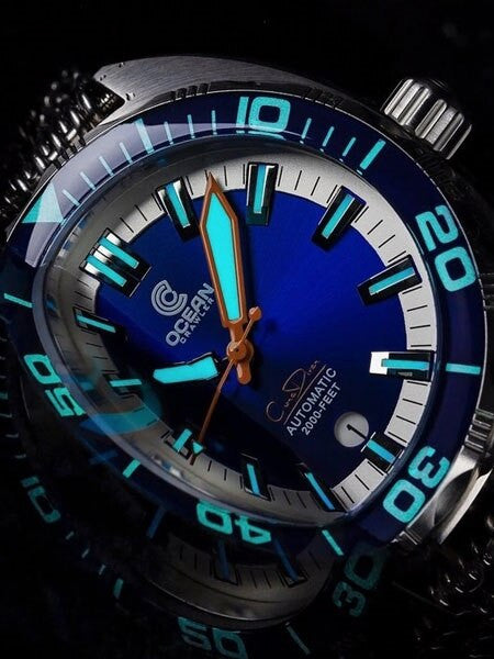 Ocean Crawler Core Diver Swiss Automatic Watch with AR Sapphire Crystal #CD-117