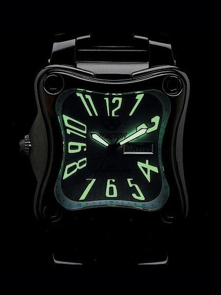 Reactor Elite Series, Flux Watch with SuperLuminova Illumination and Stainless Steel Case #87003