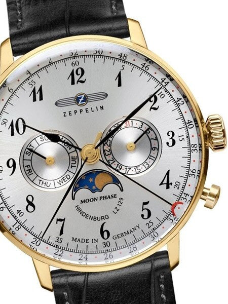 Graf Zeppelin LZ129 Hindenburg Series Swiss Quartz Moonphase