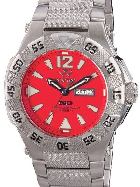 Reactor Gamma Ti 300 Meter Dive Watch with Never Dark Illumination and Titanium Case #52011