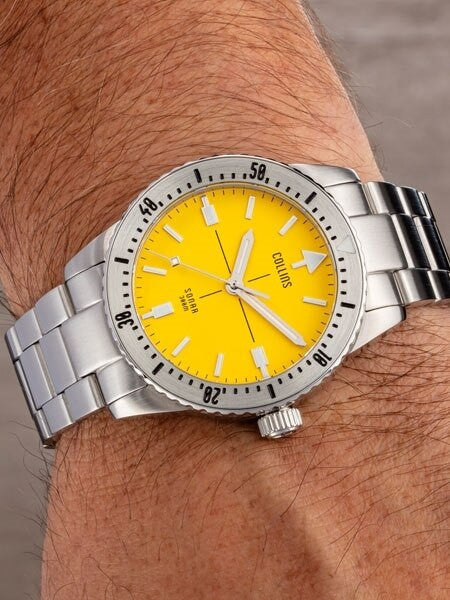 Collins SONAR Swiss Automatic, 300-M Dive Watch with 39.5mm Case and a Sapphire Crystal #CWC05