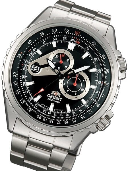Orient Automatic Speedster Watch with Day and Date, 24-Hour Sub-Dial #ET0M001B