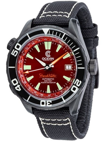 Ocean Crawler Ocean Navigator Swiss Automatic with Titanium Case,  AR Sapphire Crystal #CD-420