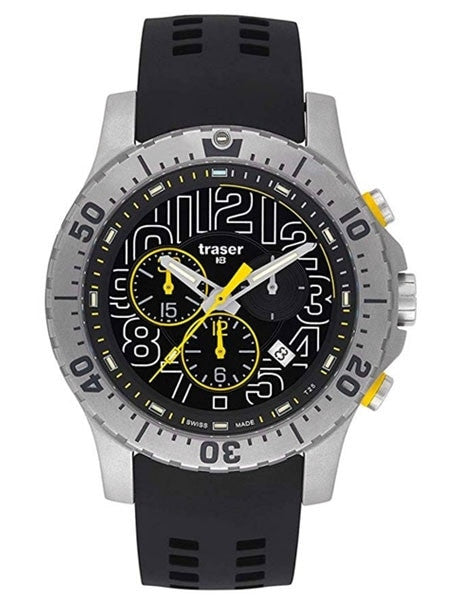 Traser Elite Chronograph with Tritium Illumination and 12-Hour Totalizer #105858