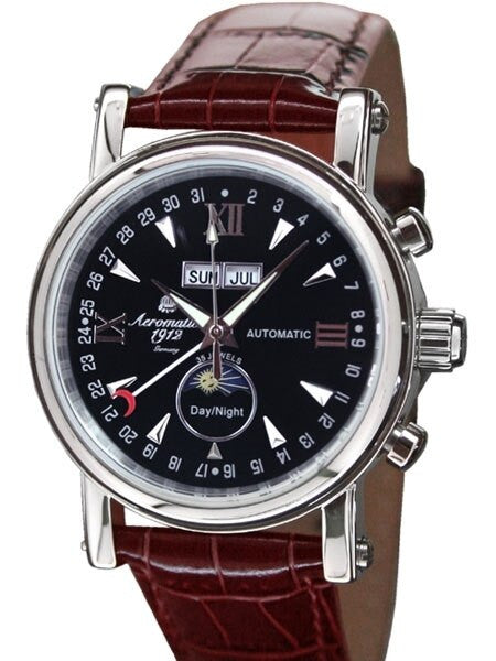 Aeromatic 1912 Automatic Calendar Watch with Day-Night Indicator #A1032B