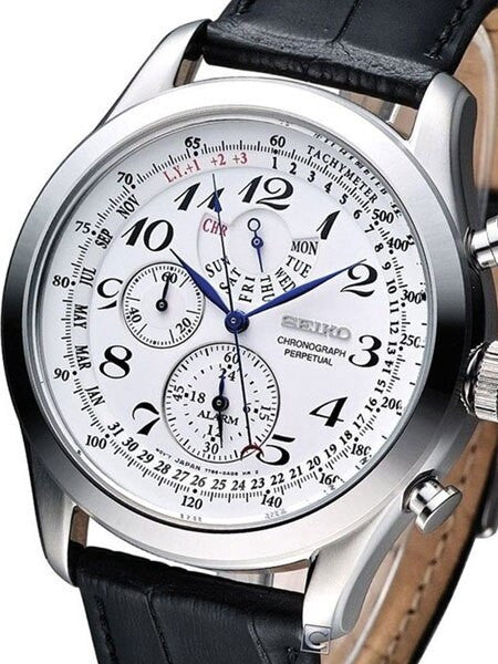 Seiko Neo Classic Chronograph with Perpetual Calendar, Alarm #SPC131P1