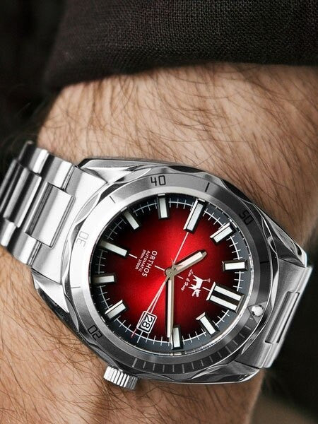 Lew and Huey Orthos Automatic Dive Watch with 42mm SS Case #Orthos-RG