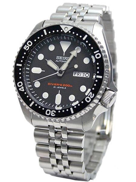 Scratch and Dent - Seiko Automatic Dive Watch with Stainless Steel Bracelet #SKX007K2 6