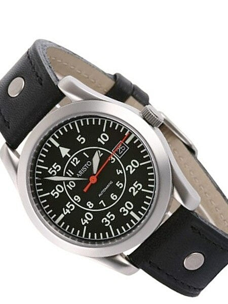 Aristo 3H33/3 Swiss Automatic Pilot's Watch with a Sapphire Crystal