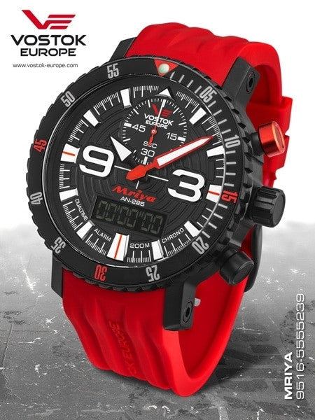 Vostok-Europe Mriya Analog-Digital Chronograph with Perpetual Calendar, Alarm #5554250
