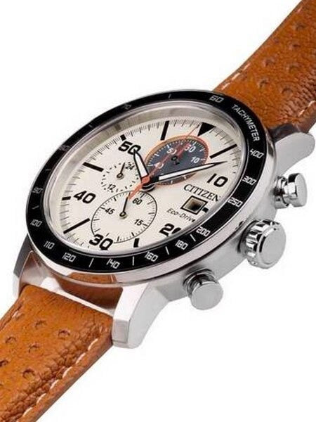 Citizen Eco-drive Chronograph Watch with 60-Minute Stopwatch #CA0641-16X