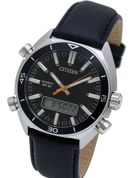 Citizen Quartz Chronograph Watch with Analog-Digital Display #JM5460-01E