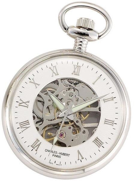 Charles-Hubert Mechanical Pocket Watch with Luminous Hands #3673