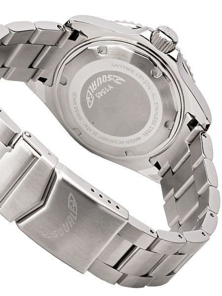 Scratch and Dent - Squale 200 meter Swiss Automatic Dive watch with Ceramic Bezel, Domed AR Sapphire Crystal #SND996