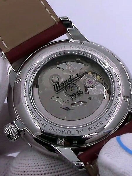 Mondia 1946 Heritage Automatic Watch with White Dial #MI773SS-01SL-CP