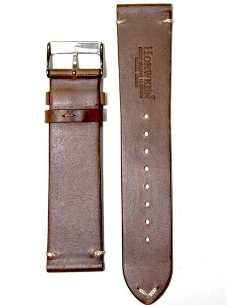 Horween Chromexcel Brown Calfskin Leather with Matching Lining and Hand-Stitching #INS-HOR81