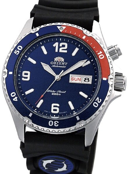 Scratch and Dent - Orient Blue Mako Automatic Dive Watch with Pepsi Bezel #CEM65003DW