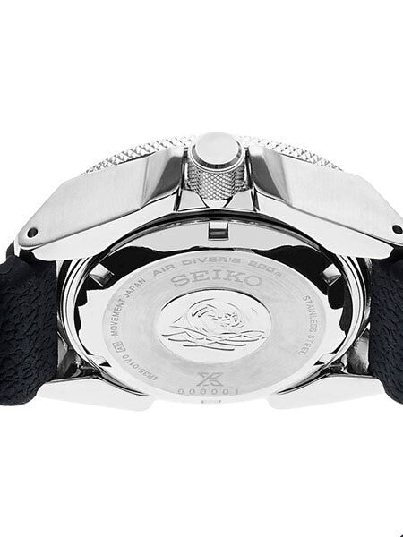 Seiko Samurai Prospex Automatic Dive Watch with Blue Dial and Rubber Dive Strap #SRPB53