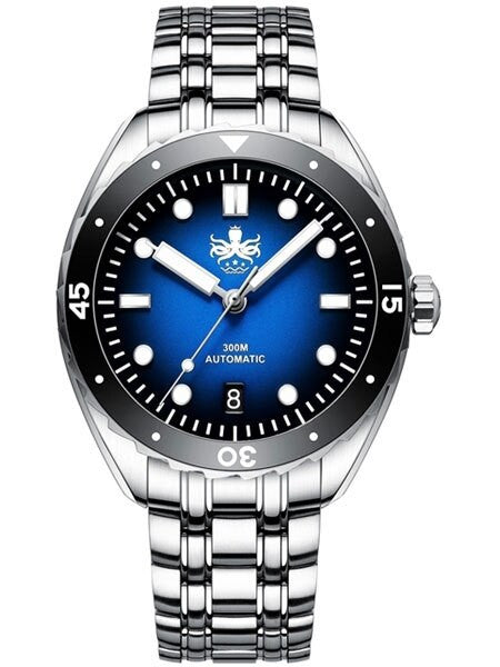 PHOIBOS Eagle Ray 300-Meter Automatic Dive Watch with Double Dome AR Sapphire Crystal #PY025B