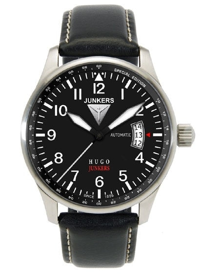 Junkers 150 Years Hugo Junkers Anniversary Automatic Watch with Open Date #6664-2