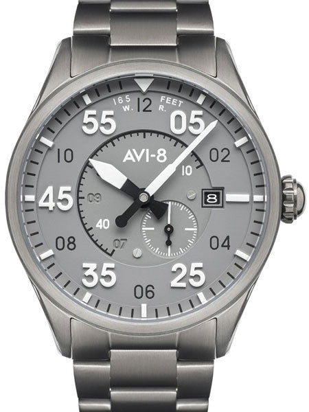 AVI-8 Spitfire Type 300 Edition, 21-Jewel Automatic Pilot Watch, AR Sapphire Crystal#AV-4073-44