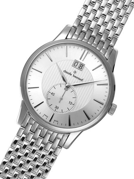 Claude Bernard Elegant and Thin Big Date Quartz Dress Watch #64005-3M-AIN