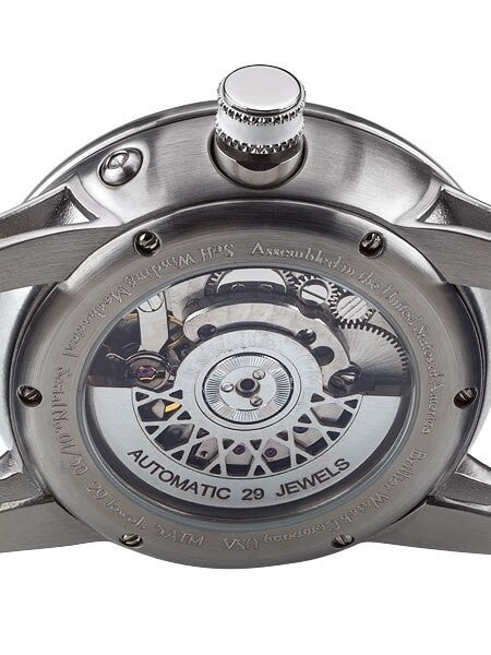 Brillier 43mm Klassique Mono (single hand) Automatic Watch with Moonphase, Big Date #BR-05