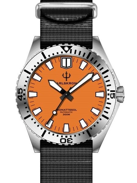 Karlskrona Midnattssol 300-Meter Automatic Dive Watch with 43mm Case #MID-OND