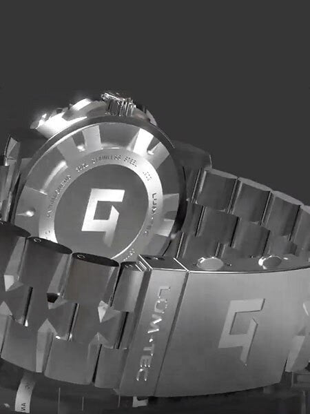 Lum-Tec 43mm Swiss Automatic, Anti-Magnetic 350 meter Dive Watch #350M-2