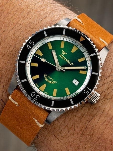 Squale Montauk 300 Meter Swiss Made Automatic Dive Watch with Sapphire Crystal #MTK-06