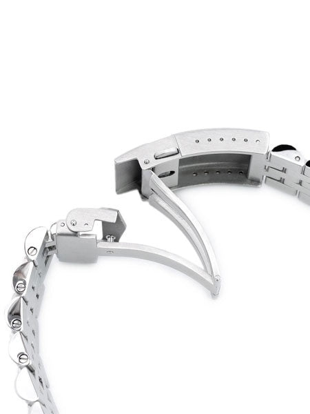 Strapcode 22mm ANGUS-J âLouisâ 316L Stainless Steel Watch Bracelet for Orient Neptune #SS221820RP081