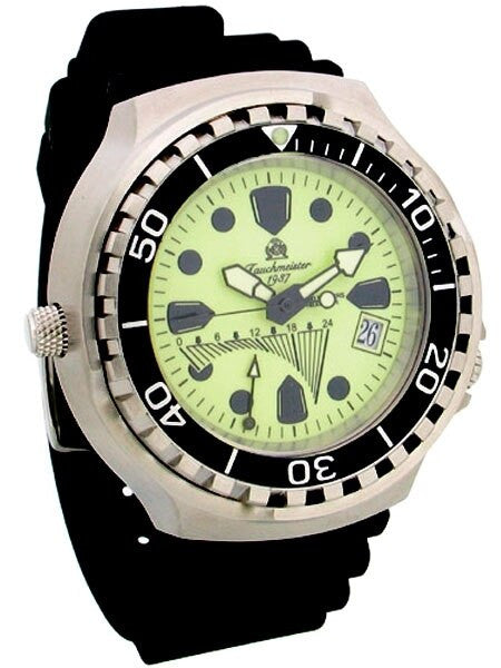 Tauchmeister T0104 XL Dive GMT Watch with Helium Release Valve