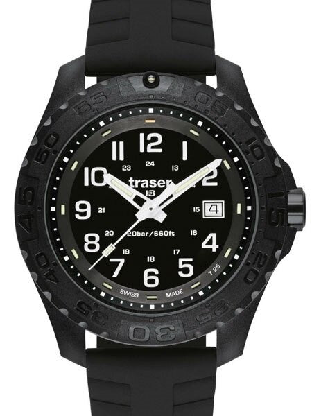 Scratch and Dent - Traser Outdoor Pioneer Watch with Tritium Illumination and Rotating Black Bezel #102905