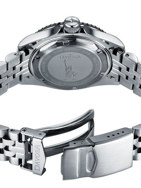 Davosa USA Limited Edition 40mm Ternos Ceramic Automatic Dive Watch with Faded Blue Dial #16155599