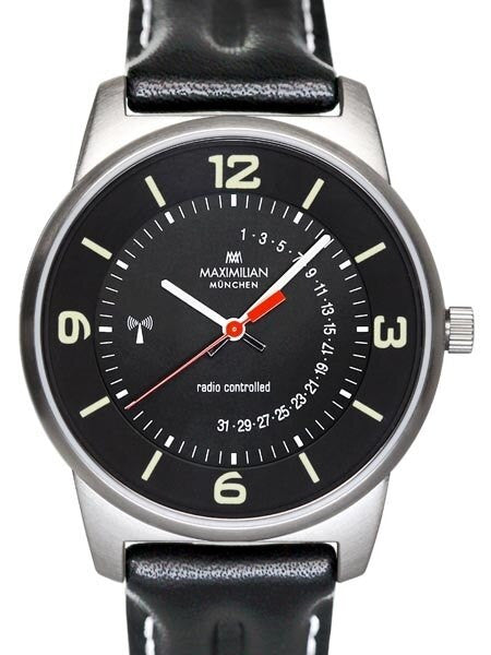 Maximilian Radio Controlled Watch with Push Button Date Display #5010-3