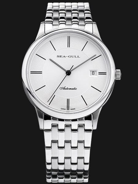 Sea-Gull 39mm Automatic Dress Watch with Bracelet and Sapphire Crystal #816.364
